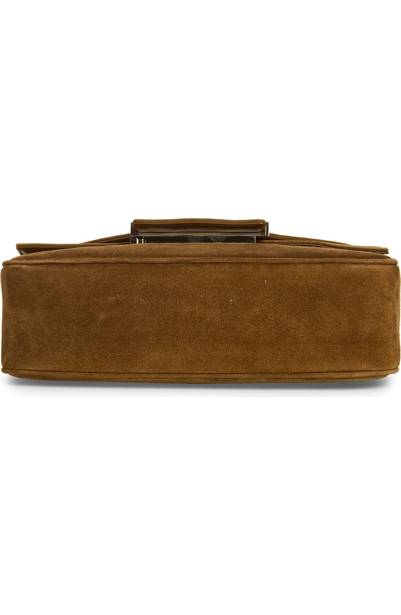 TOM FORD Small Suede Shoulder Bag, Alternate, color, Whisky