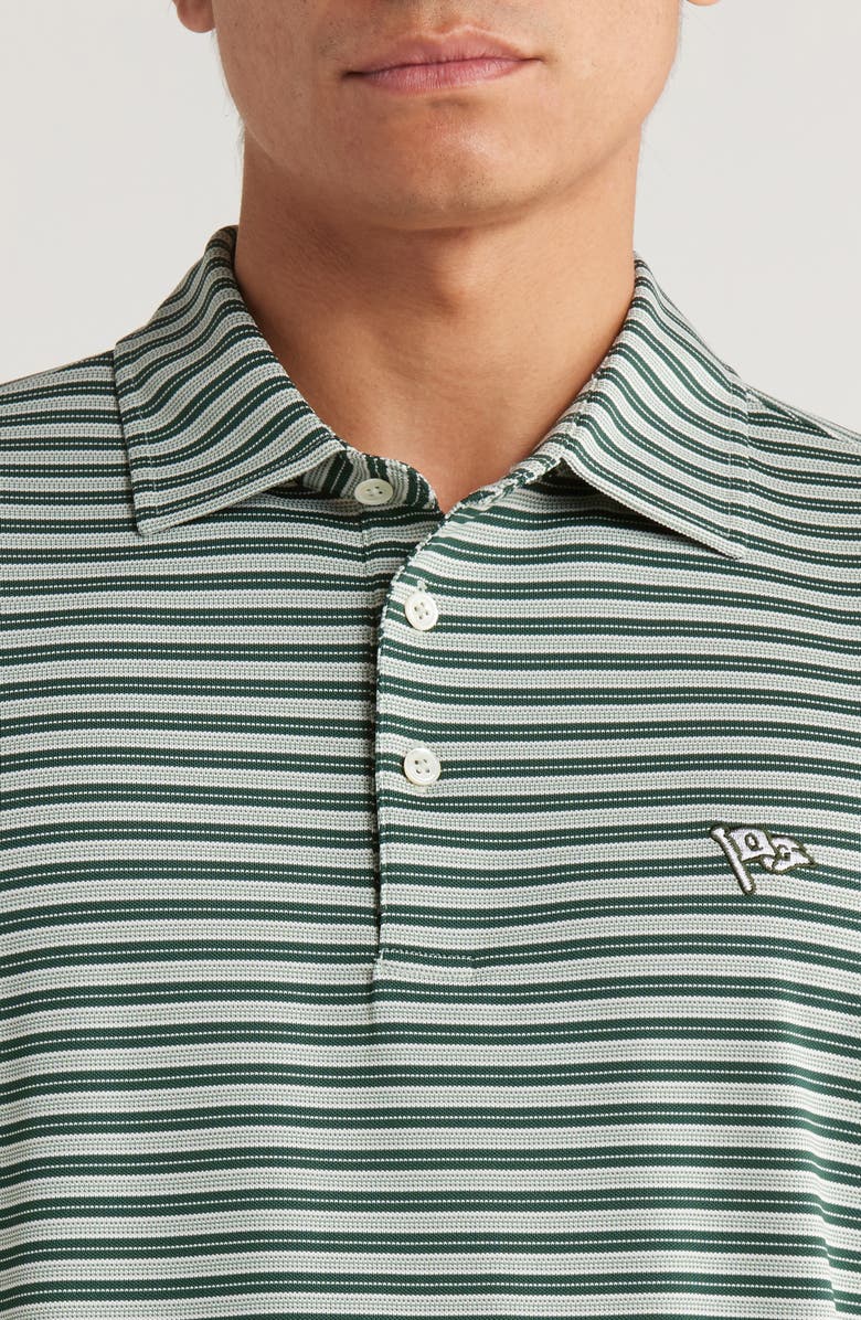 Quiet Golf Randolph Stripe Piqué Golf Polo, Alternate, color,
