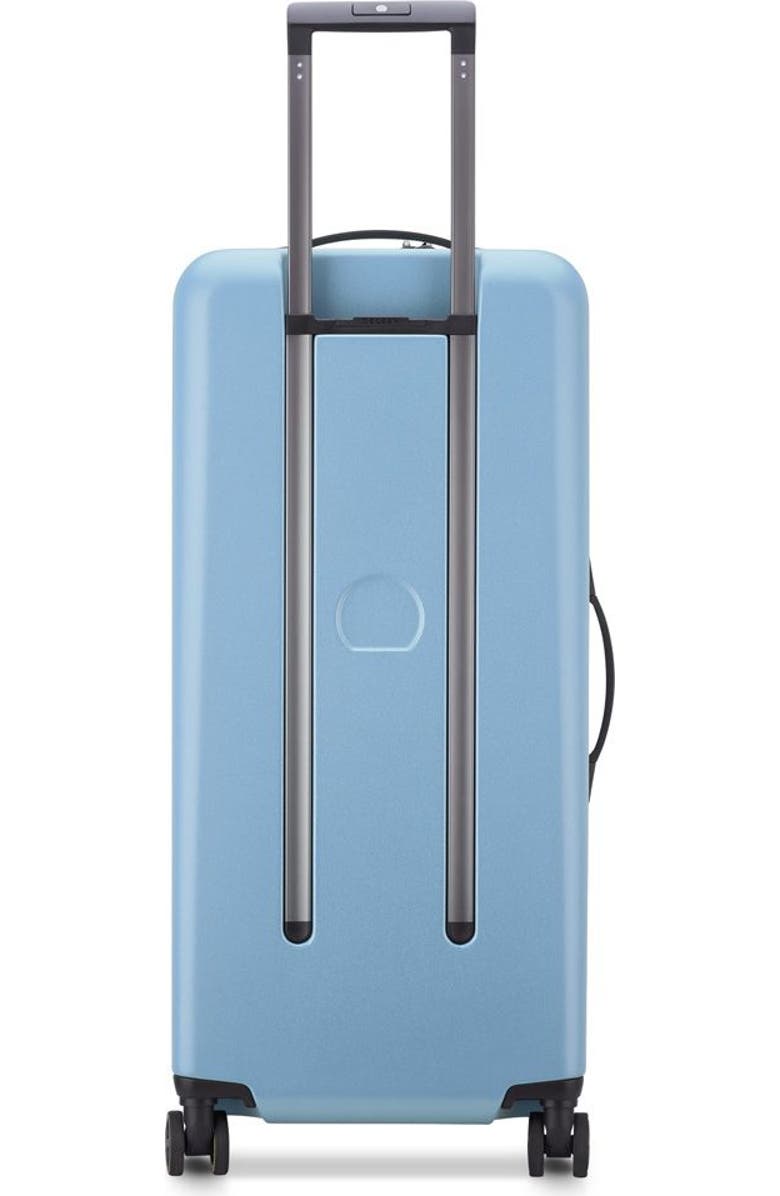 Delsey Paris Turenne 2.0 Large Checked Trunk Spinner Luggage, Alternate, color, Grey