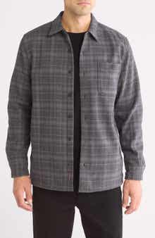 Weatherproof® Plaid Flannel Fleece Bonded Shirt Jacket