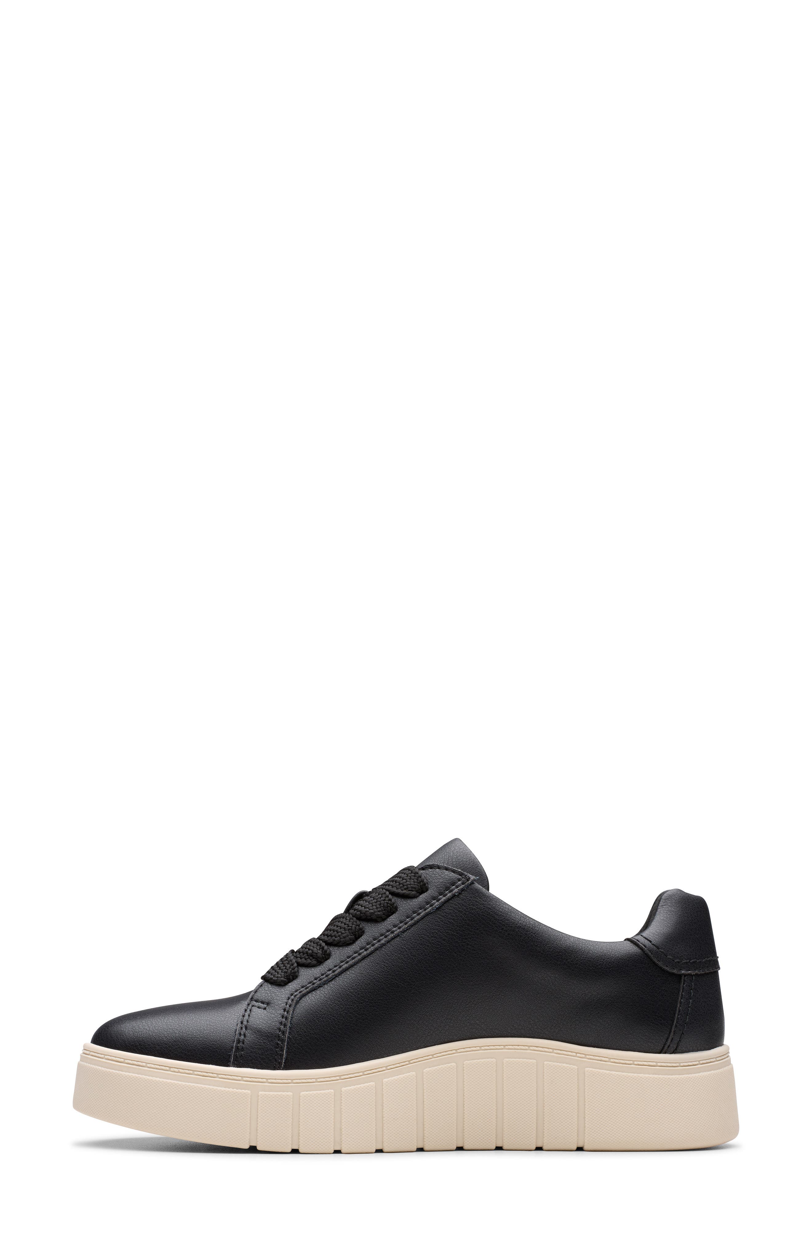 Clarks<sup>®</sup> Mykah Joy Sneaker - Wide Width Available, Alternate, color, Black Leather
