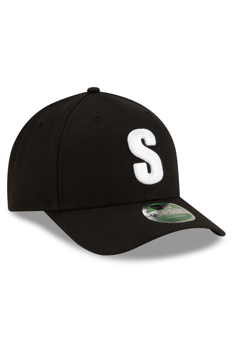 Men's New Era Navy Seattle Mariners Authentic Collection 9FORTY M-Crown Adjustable Hat, Alternate, color, Black