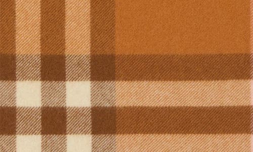 Burberry Giant Check Cashmere Scarf In Brown