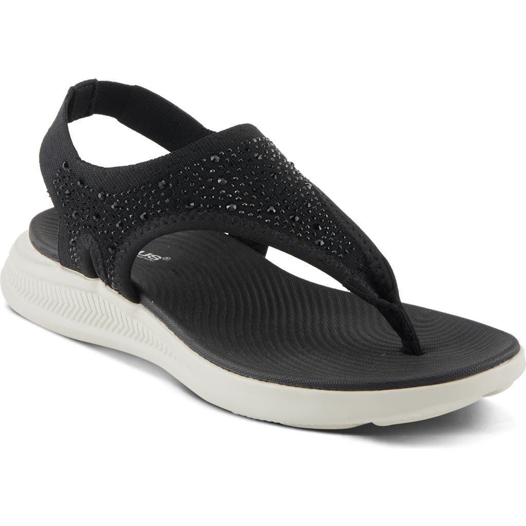 Flexus By Spring Step Springall Slingback Platform Sandal In Black