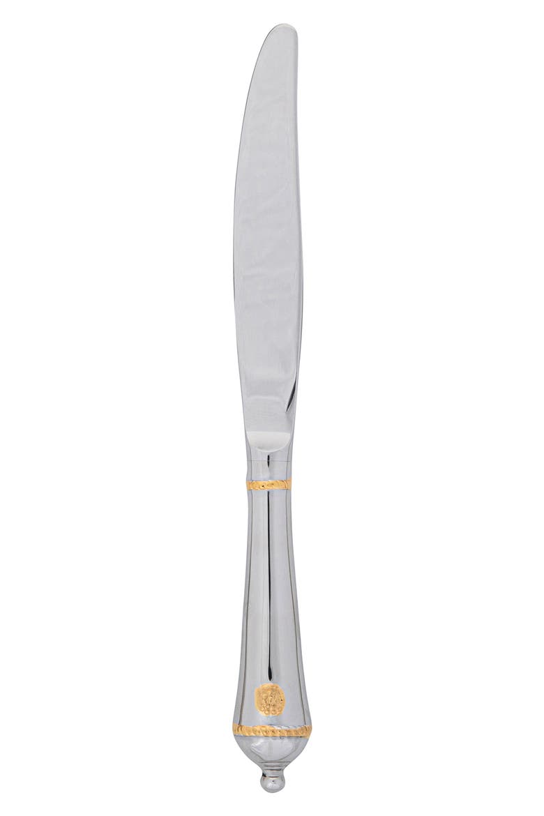 Berry and Thread Gold Accent 5-Piece Place Setting, Alternate, color, POLISHED SILVER/ GOLD