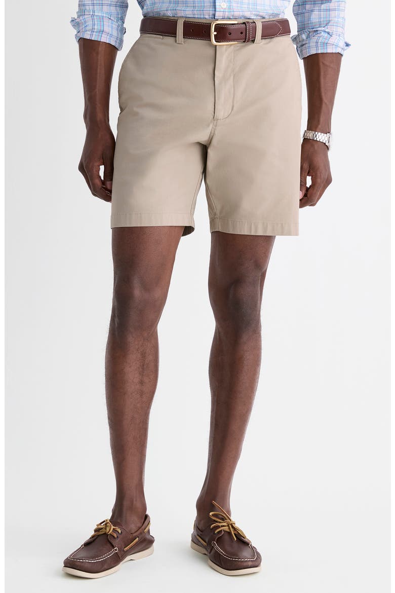 Chilmark 7-Inch Stretch Chino Shorts, Main, color, KHAKI