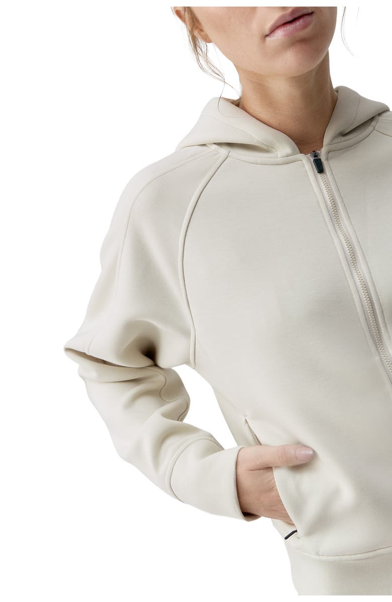 Born Living Yoga Elsa Performance Sport Sweatshirt, Alternate, color, Winter Ecru