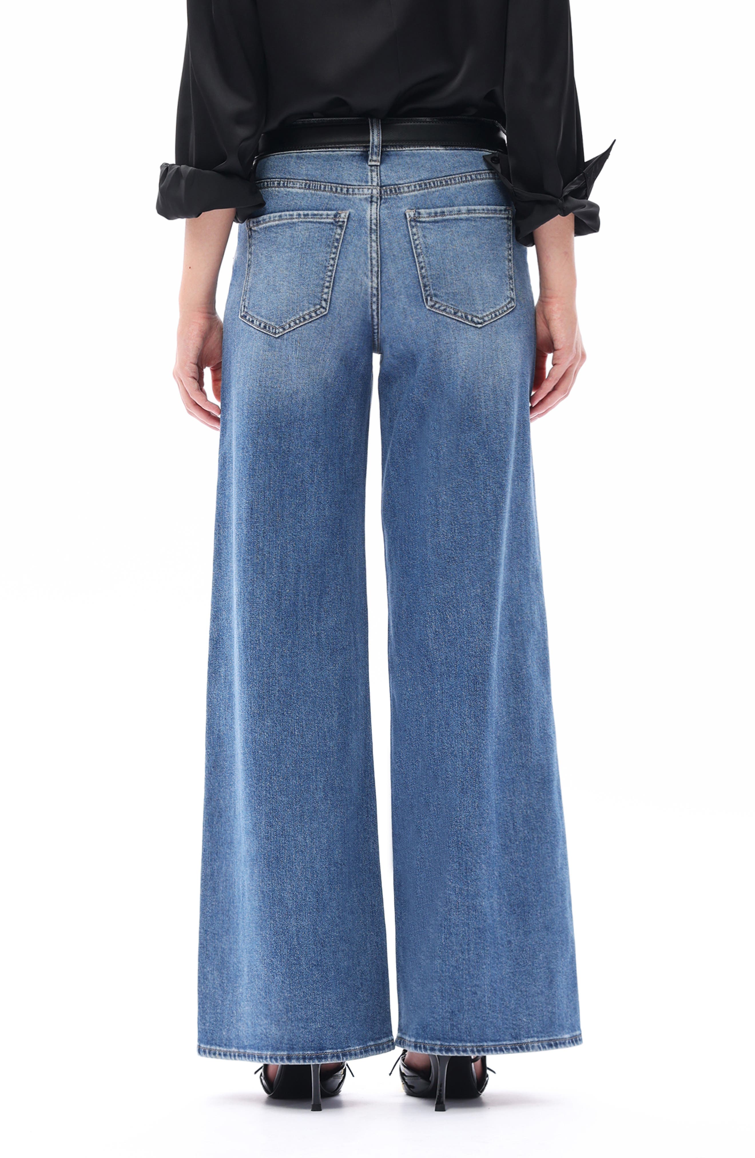 Mid Rise Wide Leg Jeans - image 2