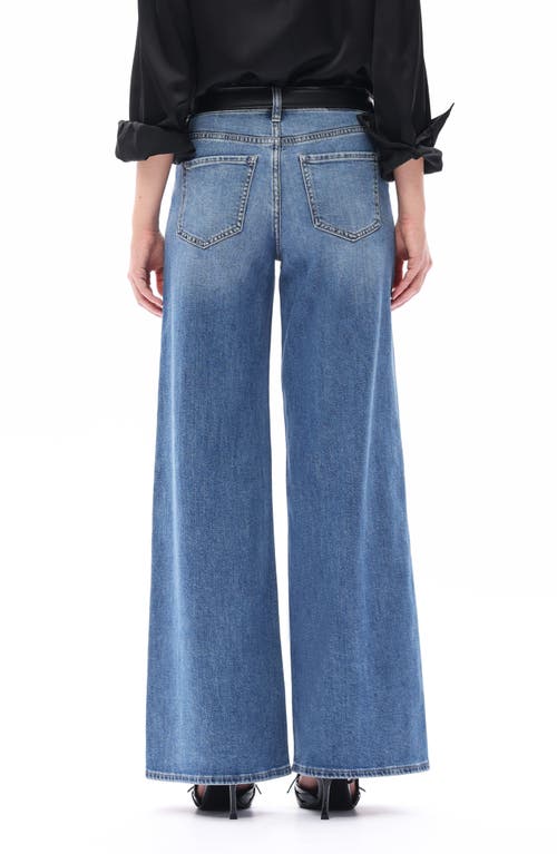 Bayeas Mid Rise Wide Leg Jeans In Blue