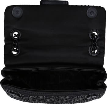 Mini Kensington Embellished Fabric Convertible Crossbody Bag