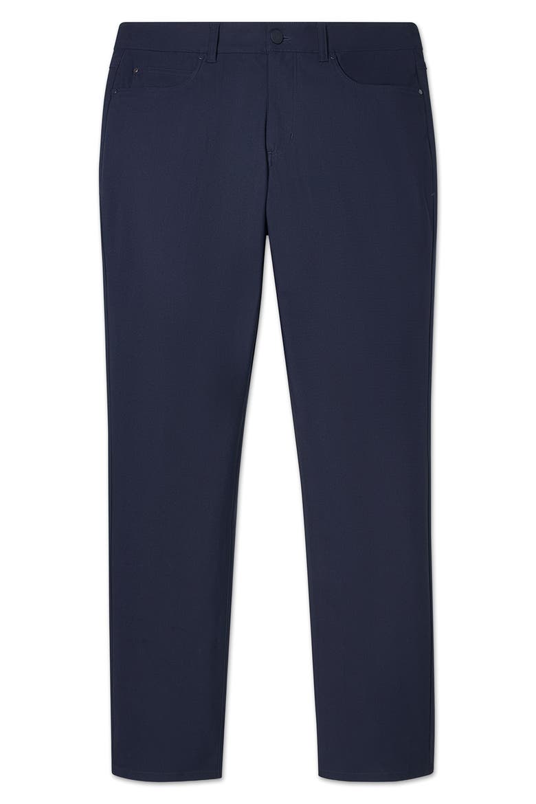 Upton Straight Leg Stretch 5-Pocket Pants, Alternate, color, NAVY