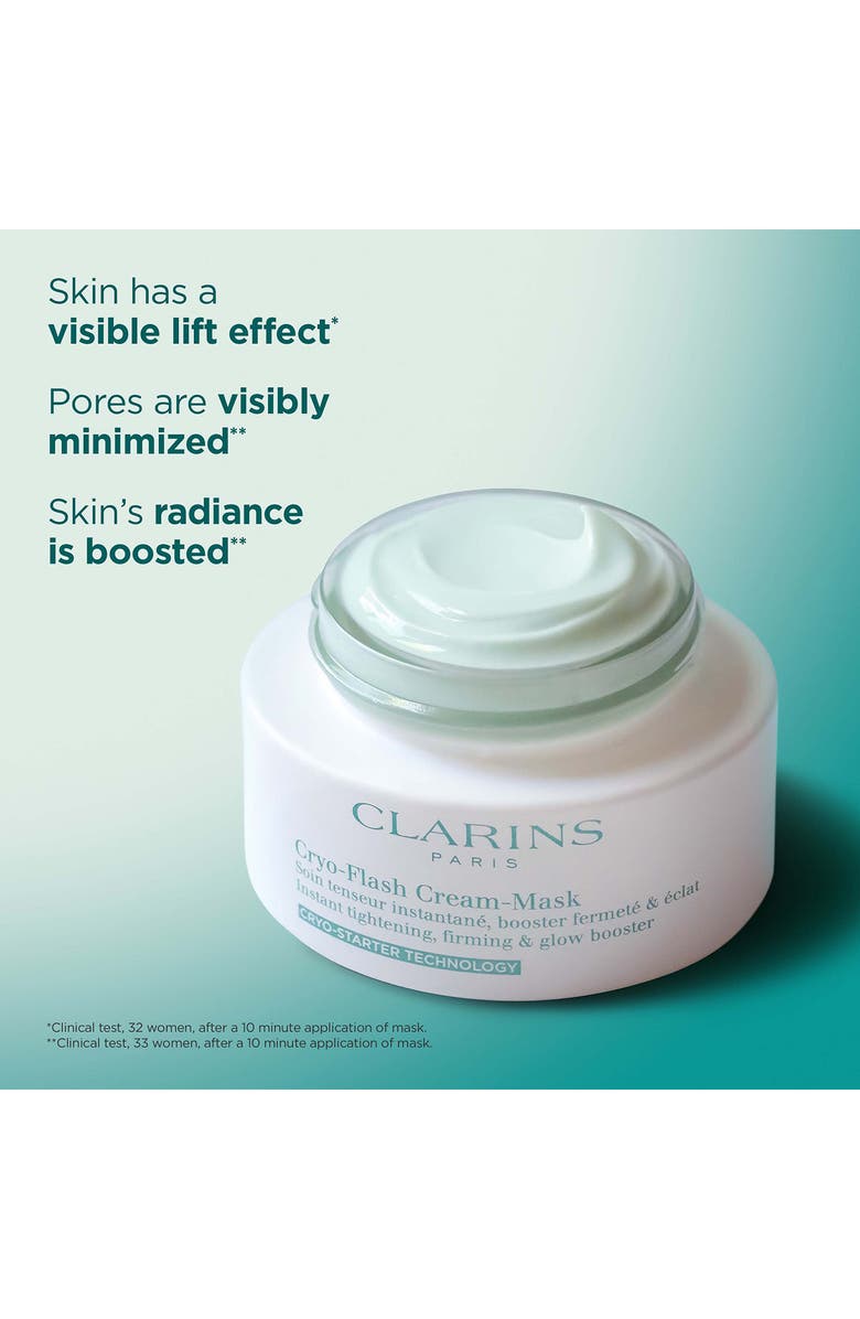 Clarins Cryo-Flash Instant Lift Effect & Glow Boosting Face Mask, Alternate, color, 