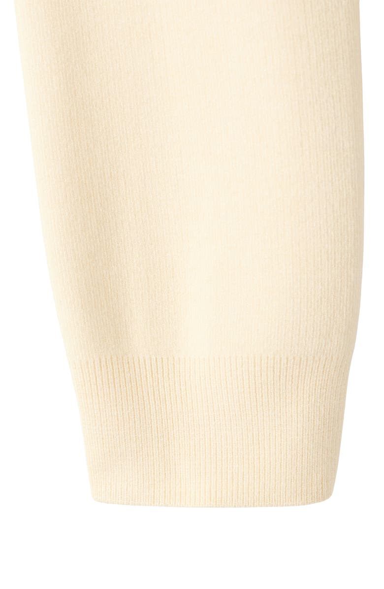 MANGO Fine Gauge Crewneck Sweater, Alternate, color, Vanilla