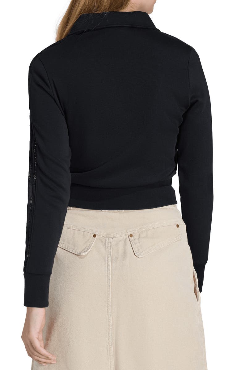 adidas Originals Firebird Lace Track Jacket, Alternate, color, Black