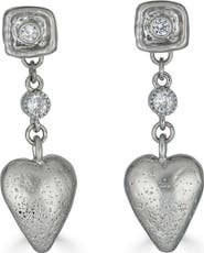 Loni Paul Jewelry Heart Dangle Earrings