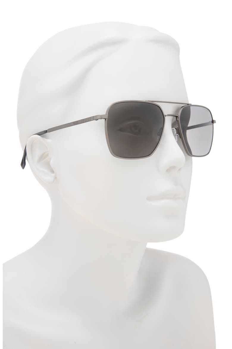 57mm Aviator Sunglasses, Alternate, color, 0R80-M9