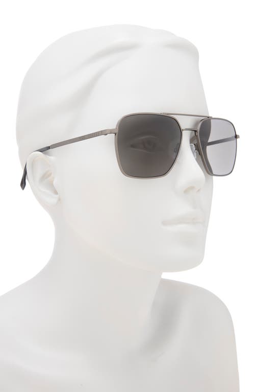 Hugo Boss Boss 57mm Aviator Sunglasses In Gray