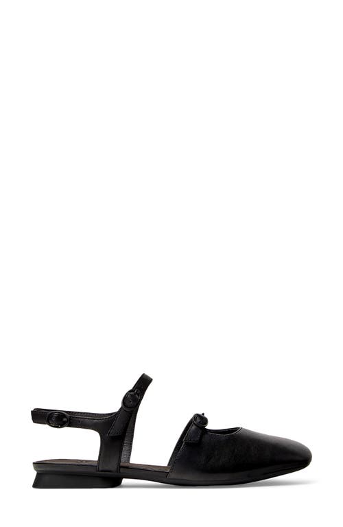 Camper Myra Ankle Strap Flat In Black