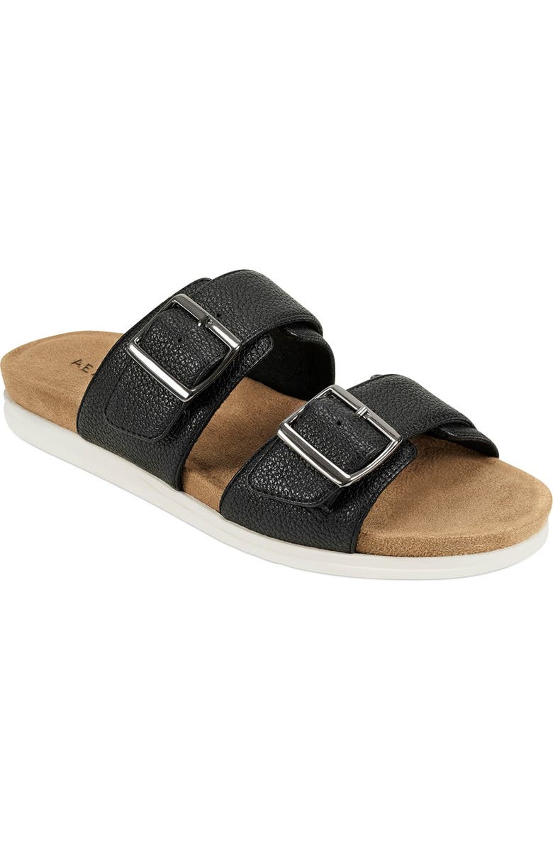 Aerosoles Hamden Buckled Footbed Sandal, Main, color,