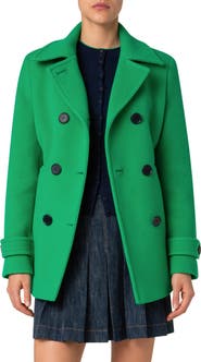Akris punto Wool Blend Peacoat