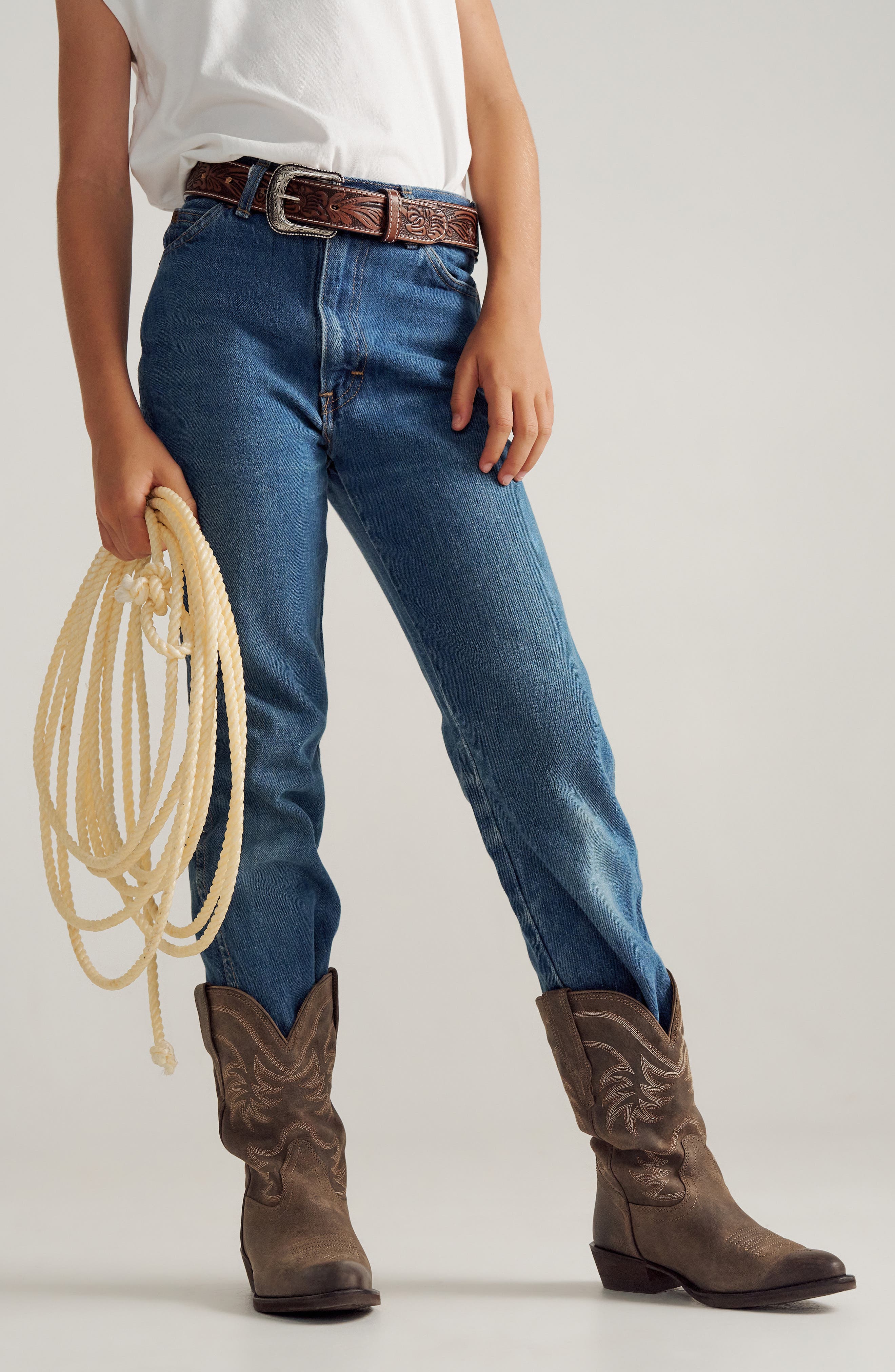 Tecovas Kids' The Annie Western Boot, Alternate, color, Cafe