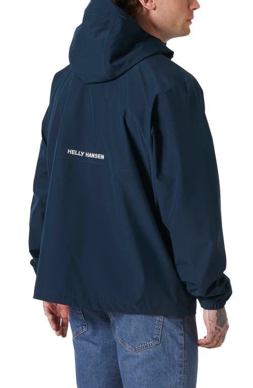 Helly Hansen Sandoy Rain Jacket In Navy