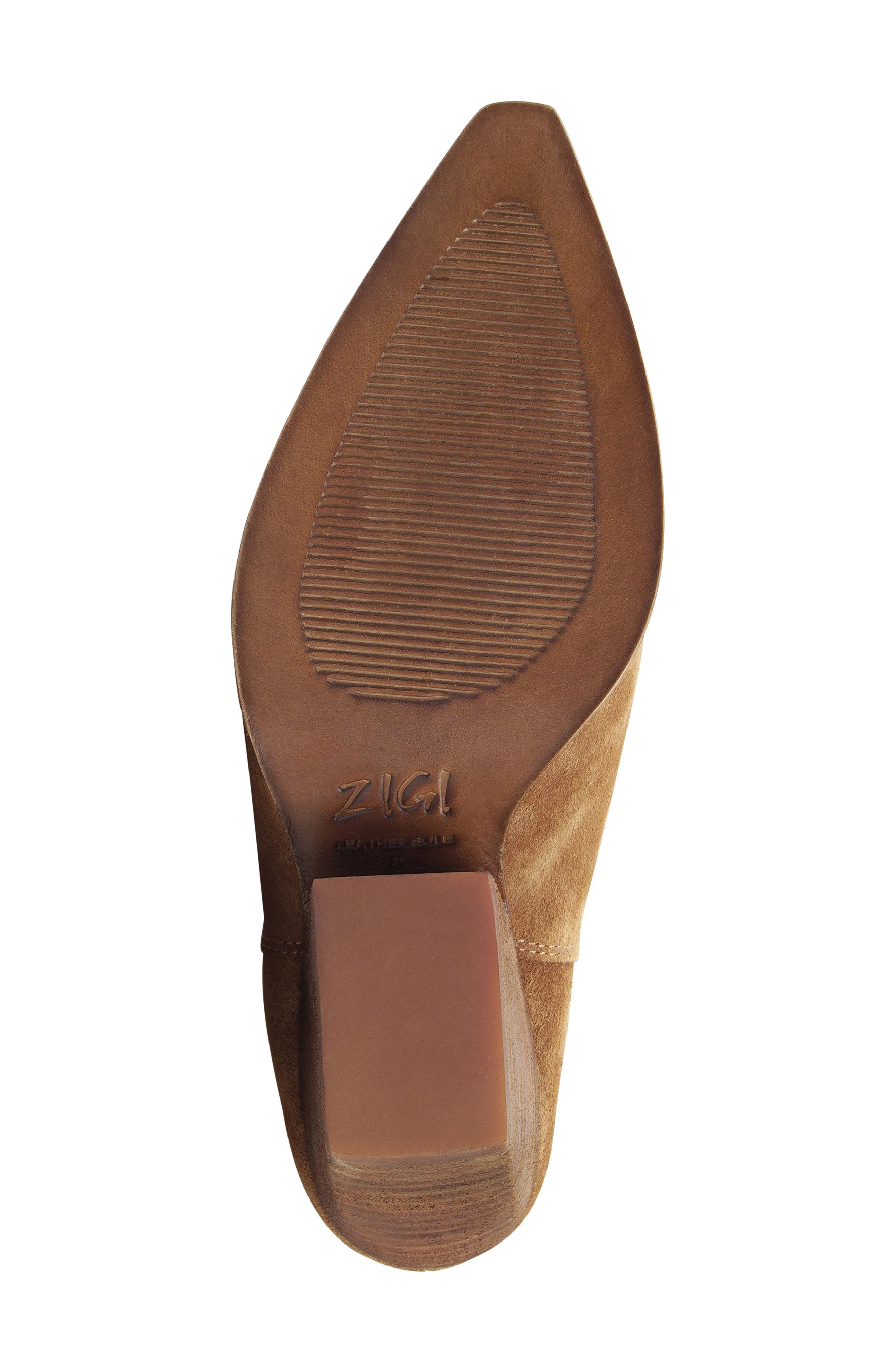 Victoryy Pointed Toe Western Boot, Alternate, color, TAN SUEDE