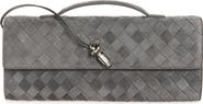 Bottega Veneta Long Andiamo Intrecciato Suede Clutch