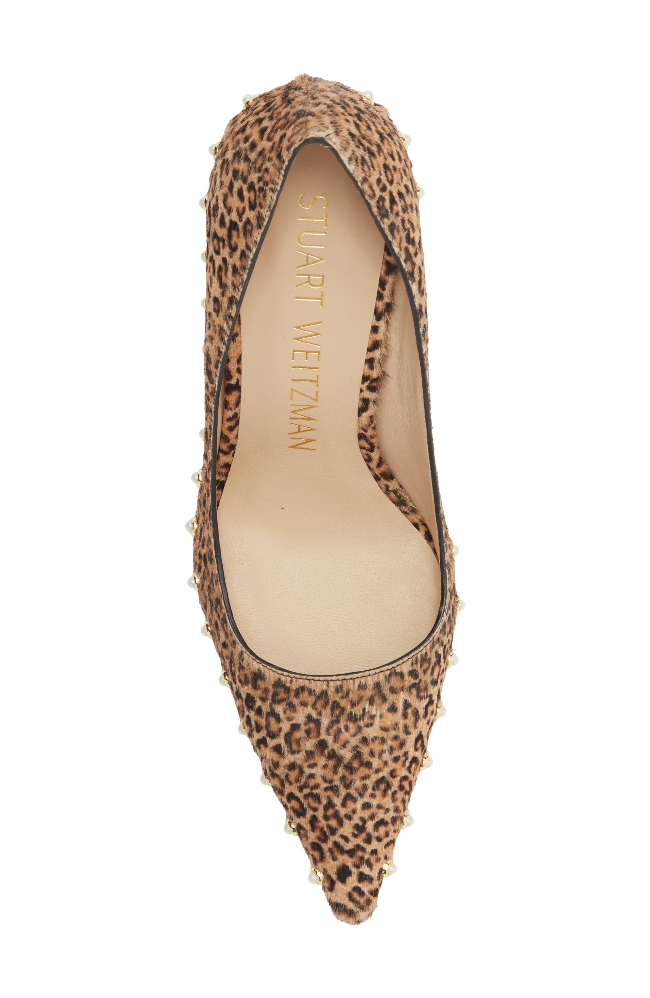 Stuart Weitzman Faux Pearl 100 Pump, Alternate, color, Classic
