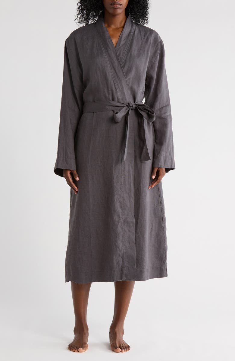 Parachute Linen Robe, Main, color, 