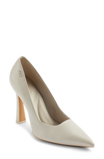 Dkny Cintha Pointed Toe Pump In White