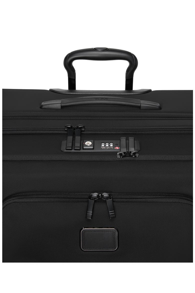 Alpha X-Large Dual Access Expandable Checked Luggage, Alternate, color, BLACK