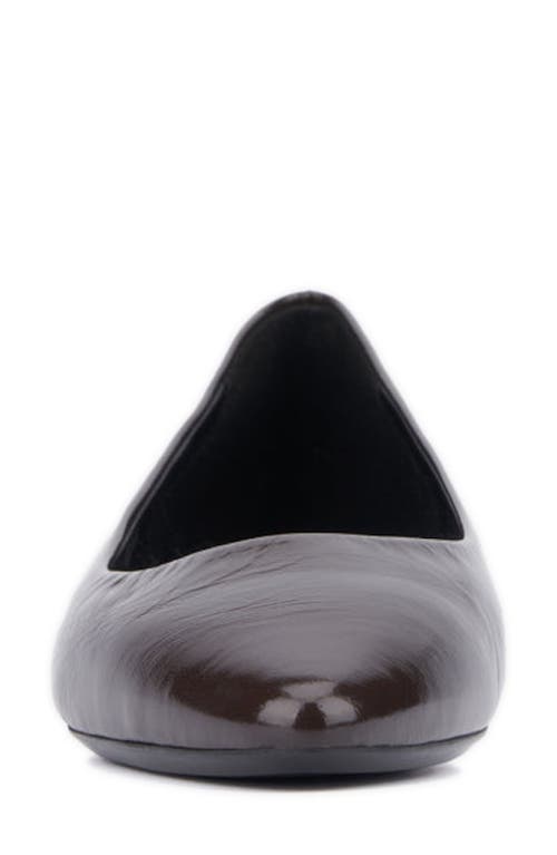 Aquatalia Penina Weatherproofflat In Brown