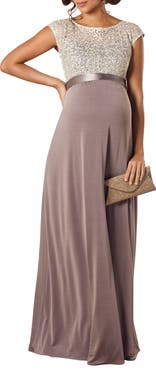 Tiffany Rose Mia Lace & Jersey Maternity Gown