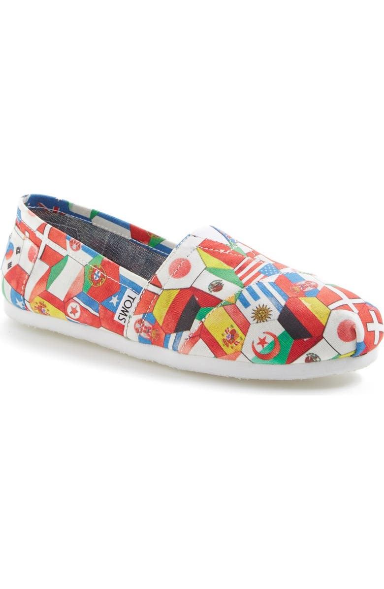 TOMS 'Classic - World Cup' Slip-On, Main, color,