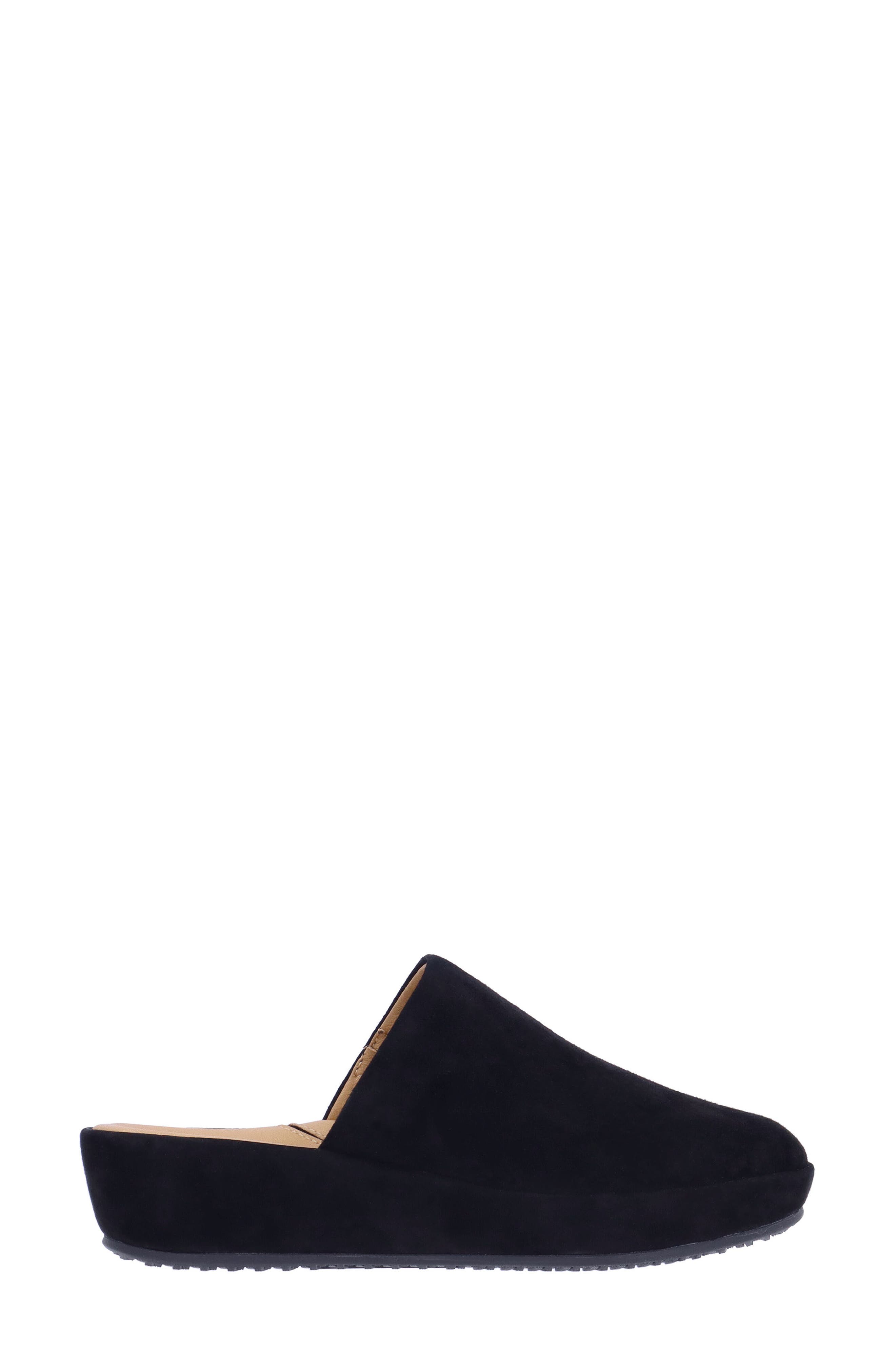 L'Amour des Pieds Cady Platform Wedge Mule, Alternate, color, Black