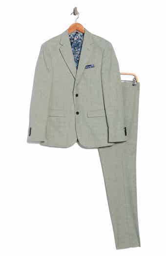 SOUL OF LONDON Two Button Linen Suit