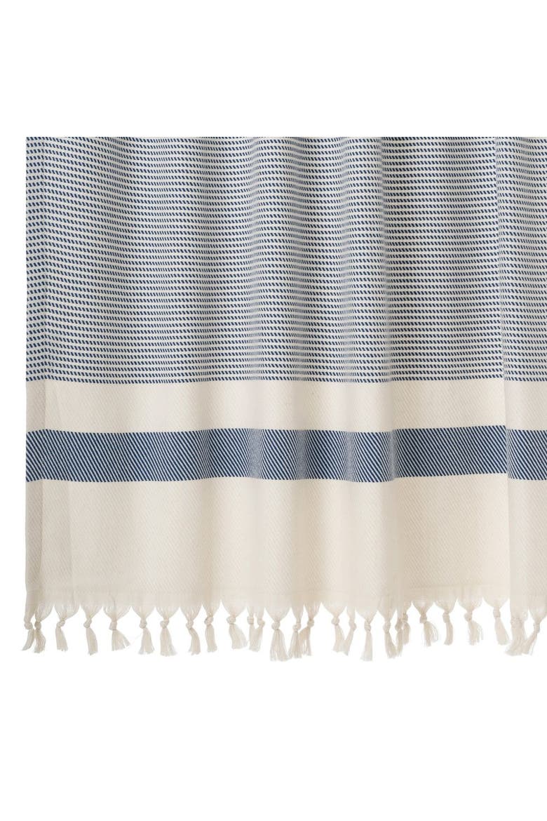 Pixel Shower Curtain, Alternate, color, Denim Blue