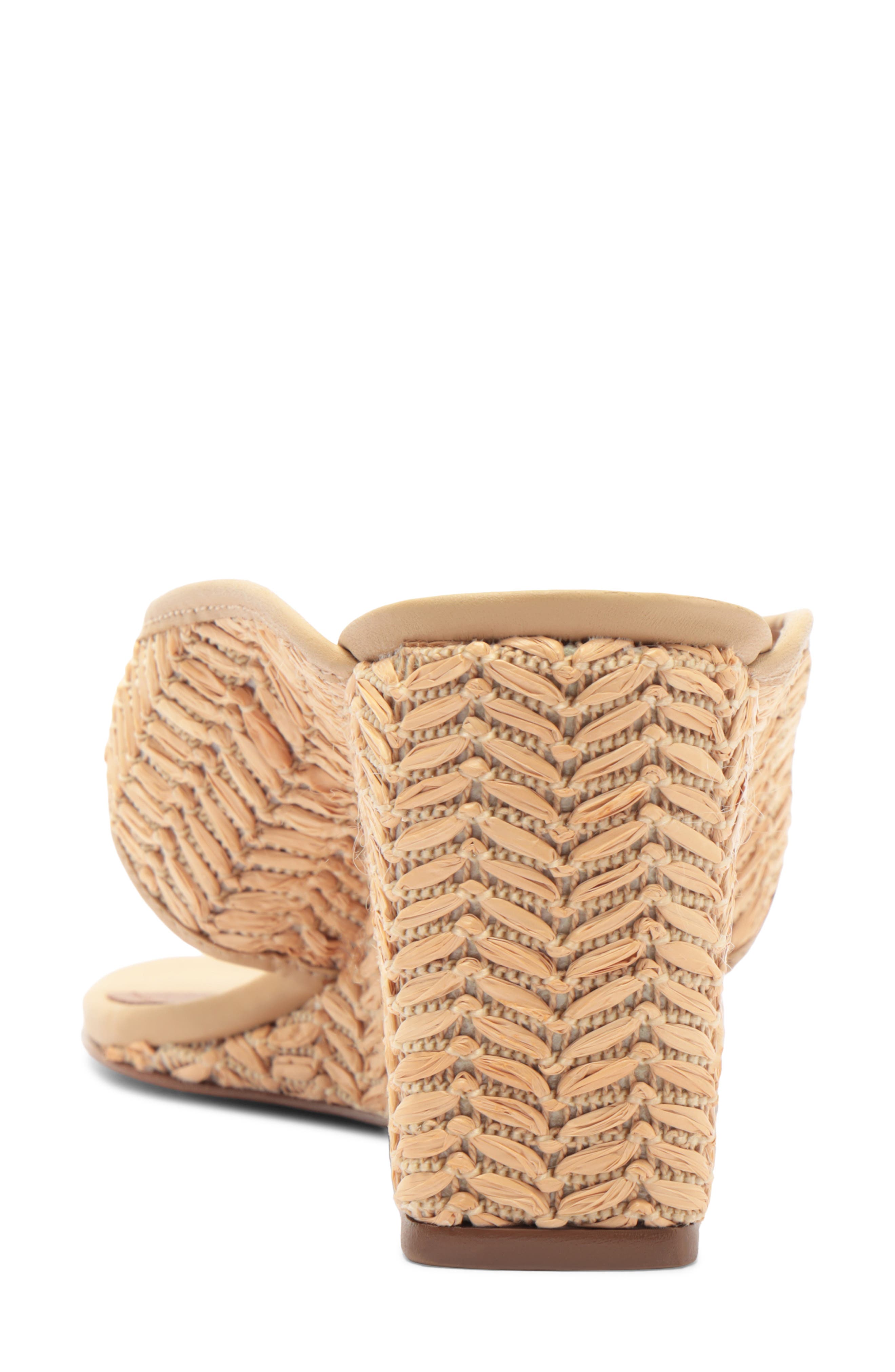 Arezzo Sara Wedge Flip Flop, Alternate, color, Natural/ Verano