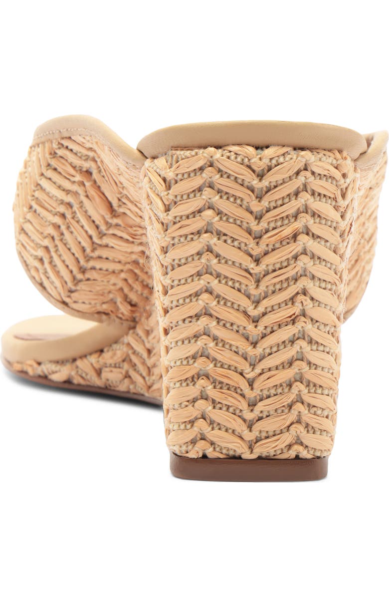 Arezzo Sara Wedge Flip Flop, Alternate, color, Natural/ Verano