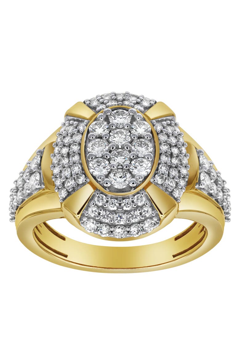 Colosseum 14K Yellow Gold Diamond Men Statement Ring - 1.83ct., Main, color, 14K Yellow Gold