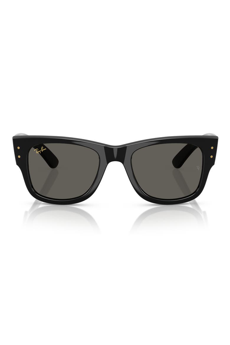 RAY BAN サングラス Ray-Ban x A$AP Rocky Blacked Out Mega Wayfarer 63mm Square