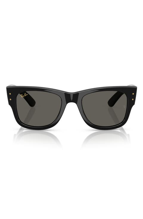 x A$AP Rocky Blacked Out Mega Wayfarer 63mm Square Sunglasses (Limited Edition)