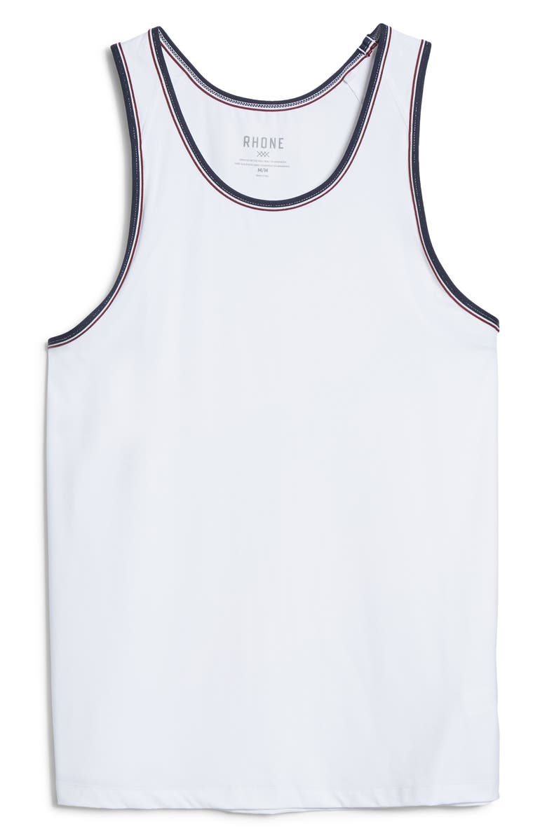 Rhone Men's Reign Retro Performance Tank, Alternate, color, 