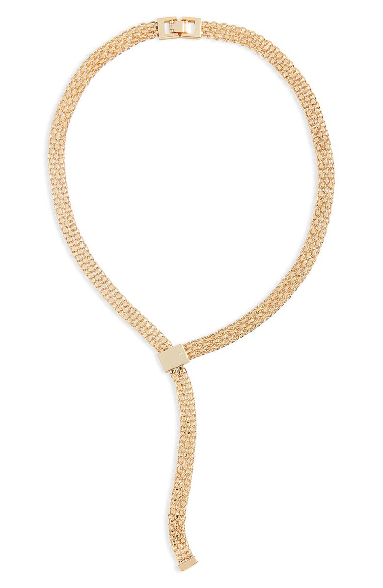 Nordstrom Panther Chain Y-Necklace, Main, color,
