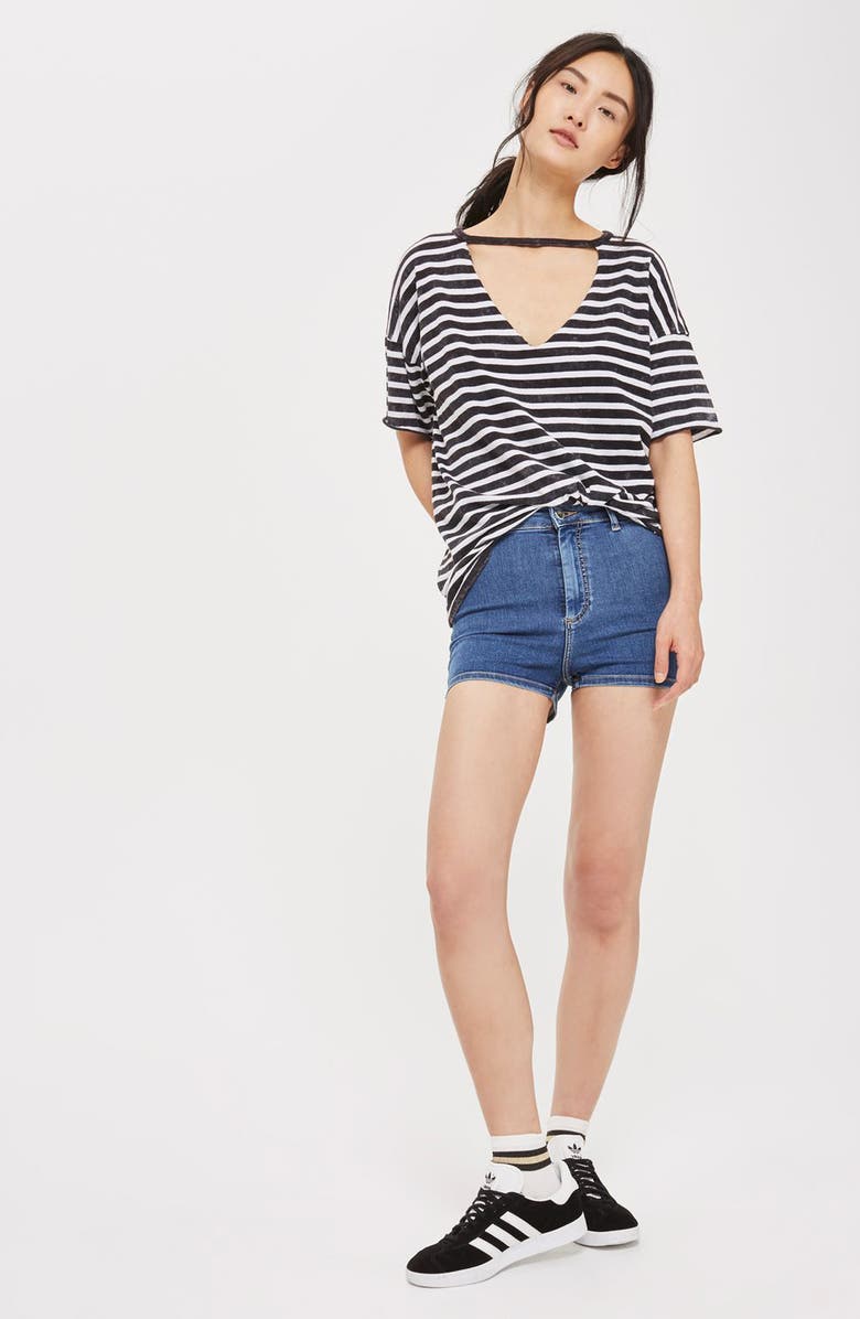 Topshop Joni Shorts, Alternate, color, 