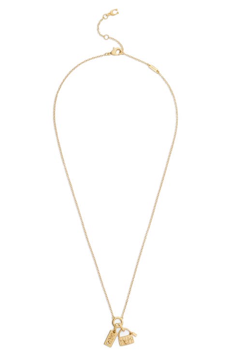 Tabby Key Rexy Charm Pendant Necklace