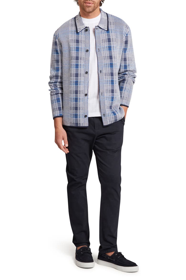 Mosens Check Button-Up Shirt, Alternate, color, BRT BLUE