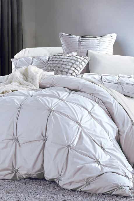 MELANGE HOME Epoque Embroidered Duvet 3-Piece Set
