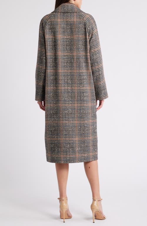Hugo Boss Boss Calodino Plaid Coat In Multi Plaid